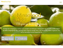 Tablet Screenshot of menofood.com